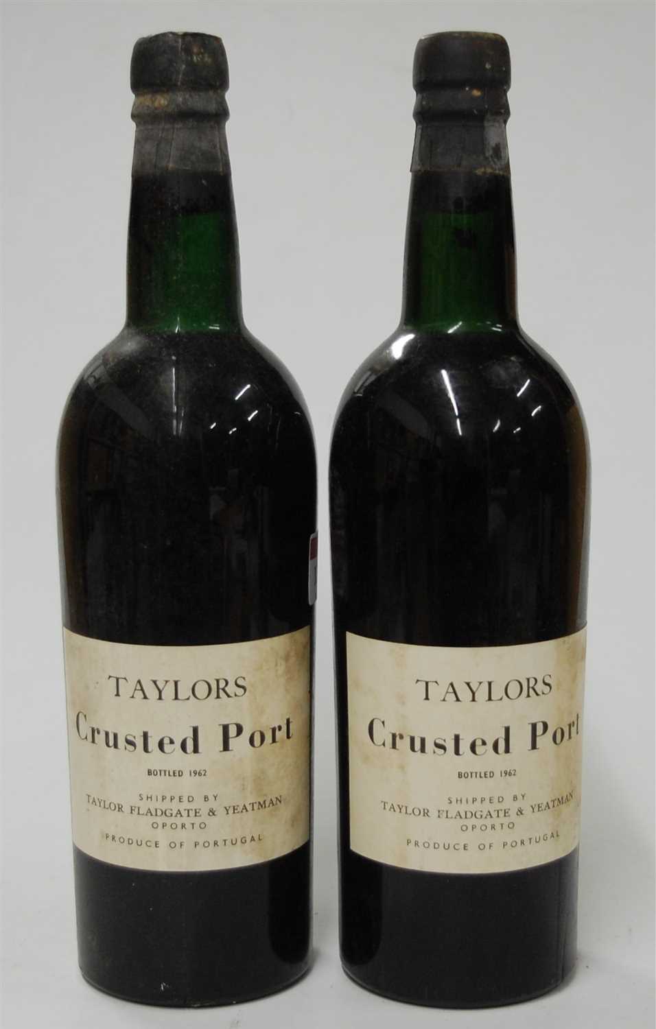 Lot 1246 - Taylor's Crusted Port, bottled 1962, shipped...