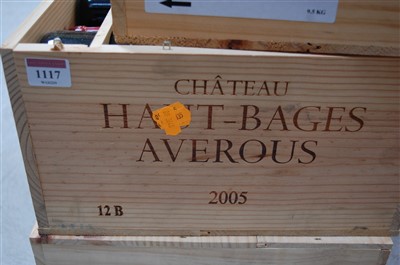 Lot 1117 - Château Haut-Bages Averous, 2005, Pauillac,...