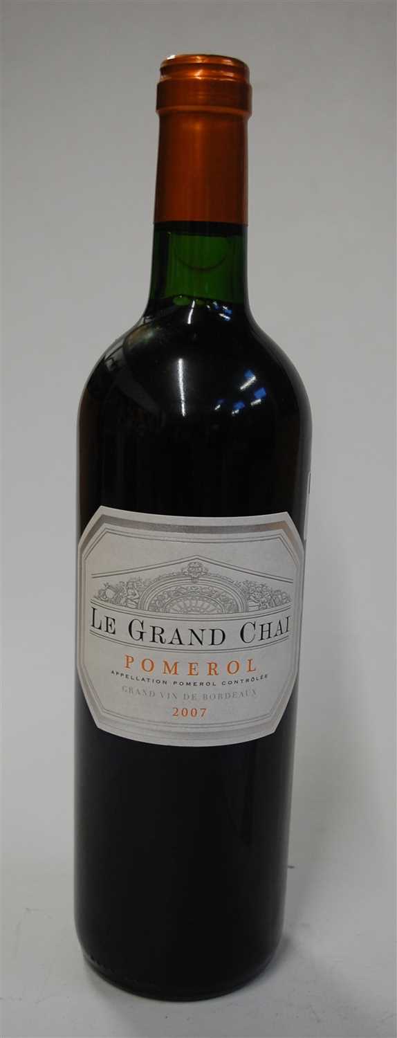 Lot 1137 - Le Grand Chai, 2007, Pomerol, four bottles