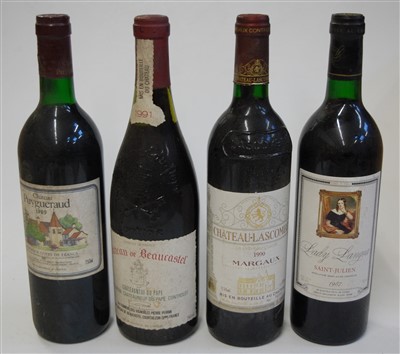 Lot 1143 - Lady Langoa, 1987, Saint Julien, three bottles;...