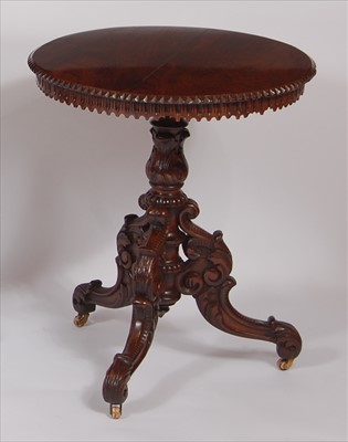 Lot 2483 - A 19th century Burmese rosewood topped...