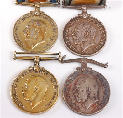 Lot 382 - A collection of four WW I British War medals