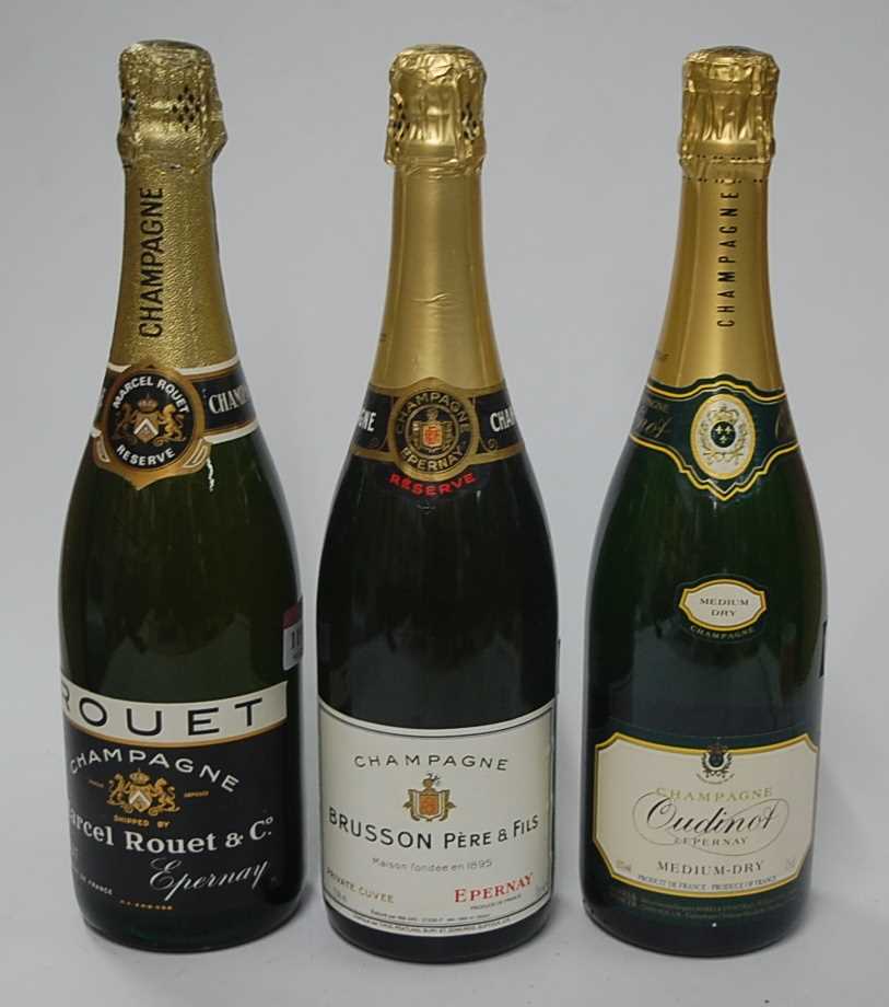 Lot 1199 - Marcel Rouet & Co NV Brut champagne, one...