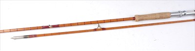 Lot 517 - A Hardy Bros 11' split cane 2 piece rod