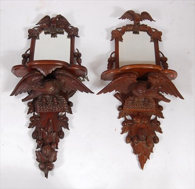 Lot 2579 - A pair of late 19th century Black Forest...