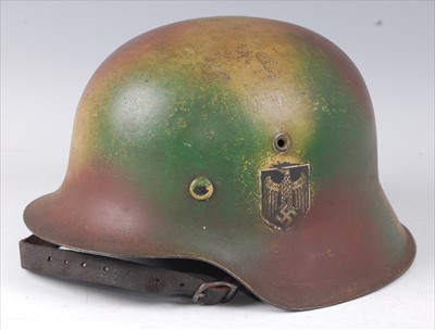 Lot 428 - A German model 1935 steel helmet