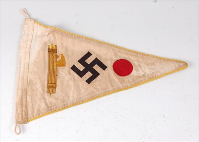 Lot 435 - A German doubled sided pennant