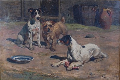 Lot 2419 - John Ley Pethybridge (1865-1905) - Foxhounds...