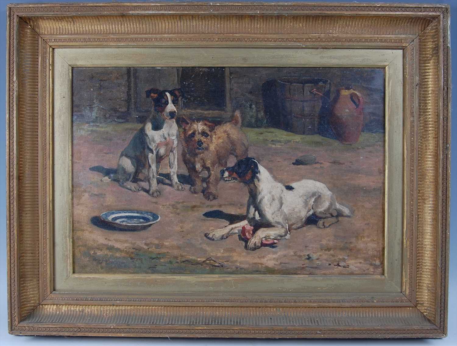 Lot 1354 - John Ley Pethybridge (1865-1905) - Foxhounds...