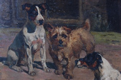 Lot 1354 - John Ley Pethybridge (1865-1905) - Foxhounds...