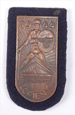 Lot 446 - A German Lorient shield.