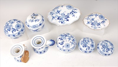 Lot 2033 - A collection of mid-19th century Meissen...