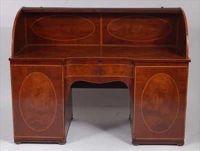 Lot 2461 - A 19th century mahogany, rosewood crossbanded...