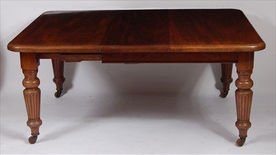 Lot 2479 - A late Victorian mahogany extending dining...