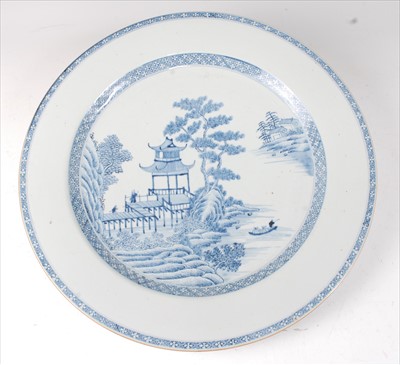 Lot 2335 - A 19th century Chinese export blue and white...