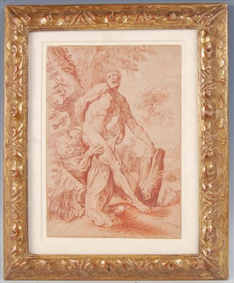 Lot 2362 - 18th century school - Hercules and the Lion,...