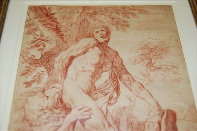 Lot 2362 - 18th century school - Hercules and the Lion,...