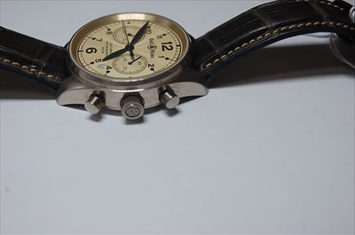 Lot 2240 - A gent's 18ct grey gold cased Bell & Ross...