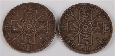 Lot 5 - Great Britain, 1887 double florin