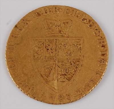 Lot 7 - Great Britain, 1789 gold half guinea