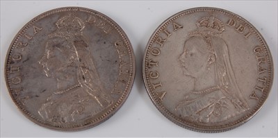 Lot 10 - Great Britain, 1889 double florin