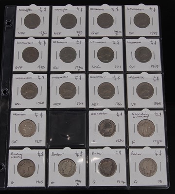 Lot 62 - United States of America, an album of coins to include