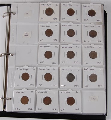 Lot 63 - United States of America, an album of coins to include