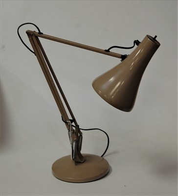 Lot 10 - A grey painted angle poise desk lamp
