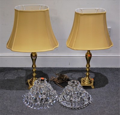 Lot 25 - A modern ten tier ceiling light fitting with...