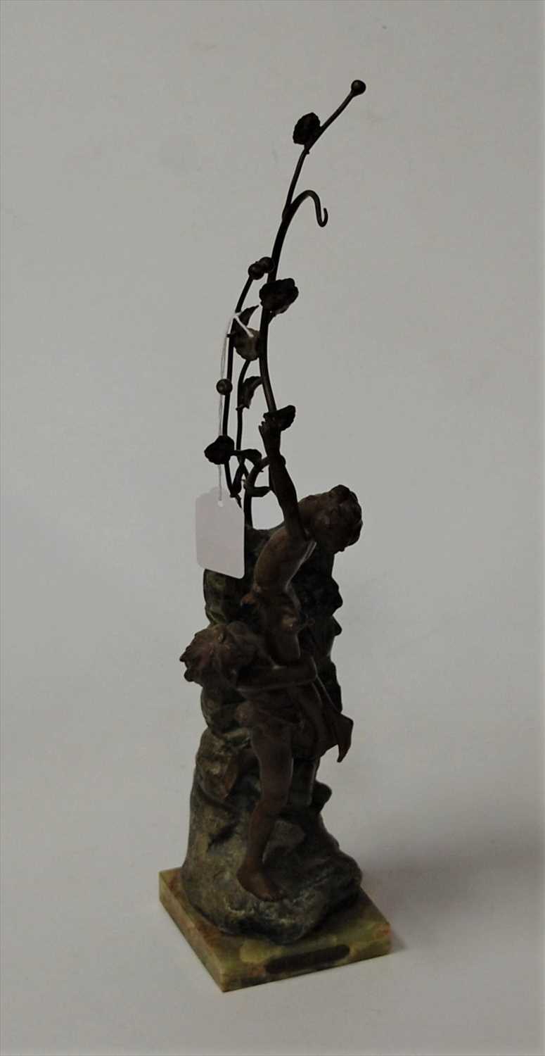 Lot 41 - An early 20th century French spelter figure...