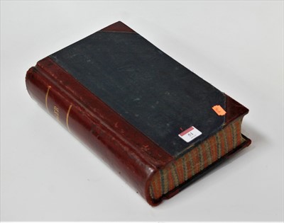 Lot 51 - An early 20th century leather bound ledger