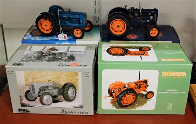 Lot 56 - Four 1.16 scale model diecast tractors to...