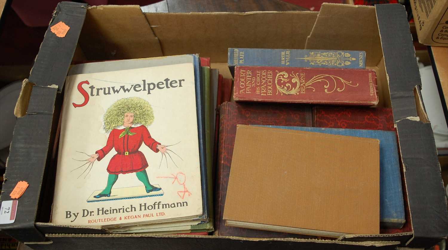 Lot 72 - A box of miscellaneous books to include...