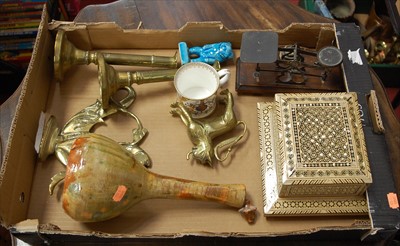 Lot 75 - A box of miscellaneous items to include...