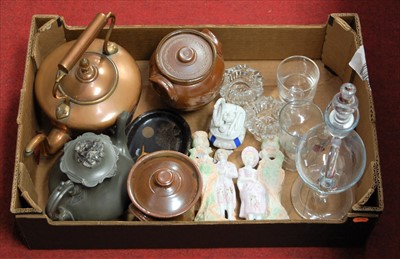 Lot 87 - A box of miscellaneous items to include early...
