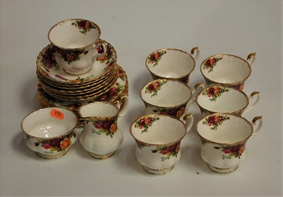 Lot 115 - A Royal Albert part tea service in the Old...