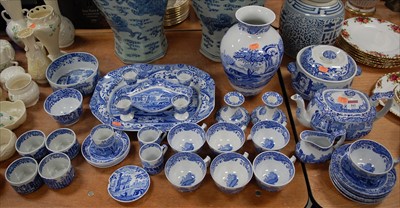 Lot 161 - A large collection of Spode Italian pattern...