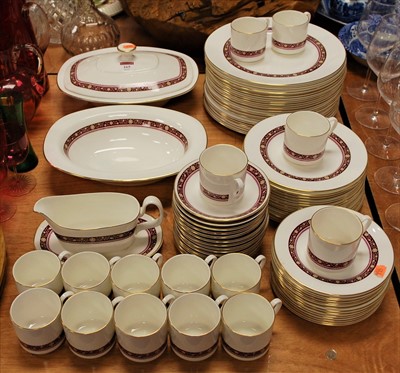 Lot 165 - A Royal Doulton part dinner and tea service in...
