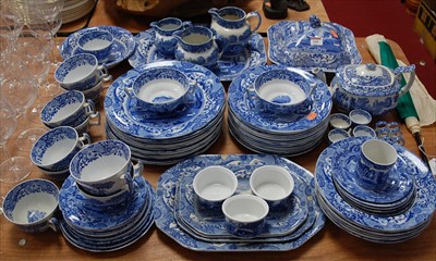 Lot 168 - A large collection of Copelands Spode table...