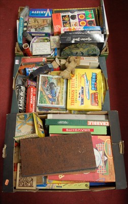 Lot 175 - Three boxes of miscellaneous children's toys...