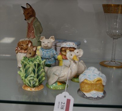 Lot 238 - A Royal Albert Beatrix Potter figure Foxy...