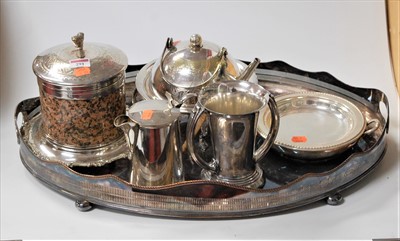 Lot 291 - A collection of silver plated wares, to...