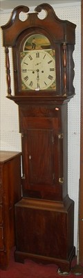 Lot 1111 - A circa 1800 North Country mahogany and ebony...