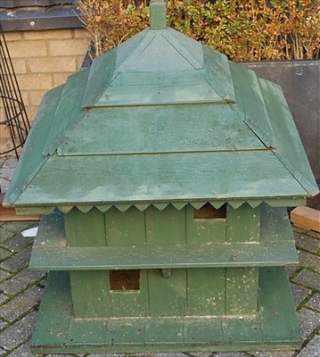 Lot 1126 - A painted and planked pine Dovecote