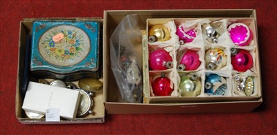 Lot 630 - Two boxes of miscellaneous items to include...