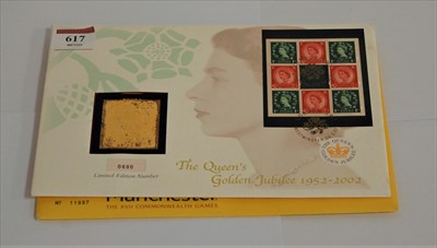 Lot 617 - The Queen's Golden Jubilee commemorative stamp...