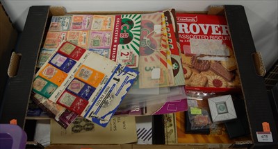 Lot 675 - A large collection of assorted loose stamps,...