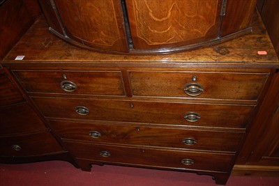 Lot 1218 - An early 19th century provincial oak chest of...