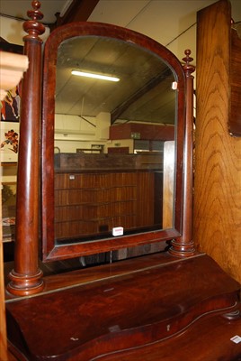 Lot 1220 - A William IV mahogany and flame mahogany swing...