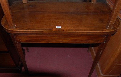 Lot 1225 - An early 19th century mahogany and satinwood...